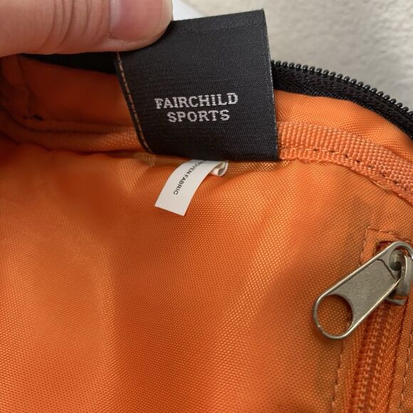 Harley Davidson Orange Black Small Backpack Bag Magnetic & Zip Fairchild Sports - Picture 5 of 7